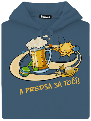 A predsa sa točí! dámska mikina klokanka Denim