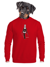 unisex mikina bez kapucne