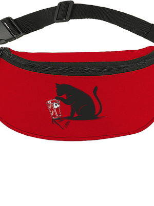 Mačka a pohár ľadvinka Red