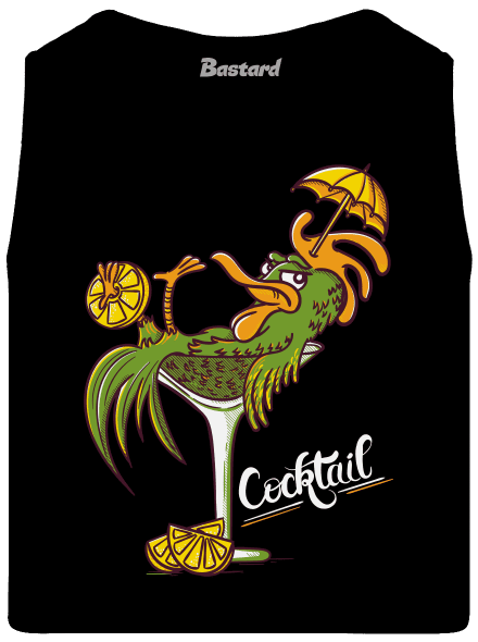 Cocktail pánske tielko Black