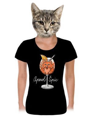 Aperol Špic dámske tričko Black