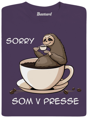 V presse pánske tričko Urban Purple