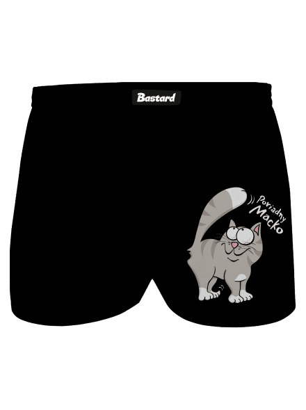 Macko a Micka pánske trenky Black