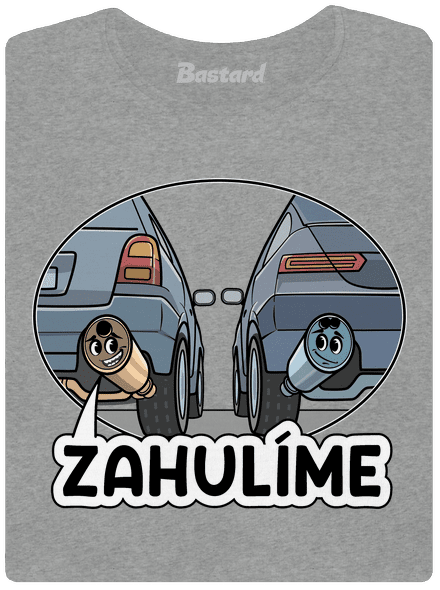 Zahulíme dámske tričko Dark Gray Melange