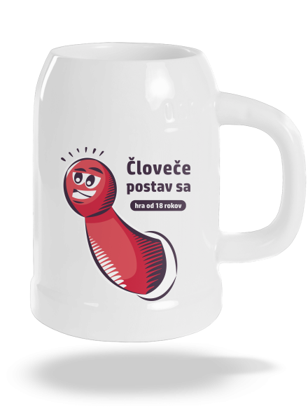 Človeče postav sa polliter White