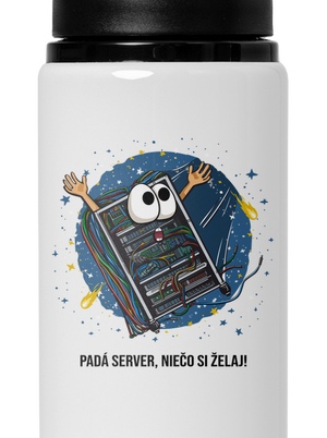 Padá server flaša na vodu White