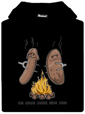 Dark side detská mikina klokanka Black