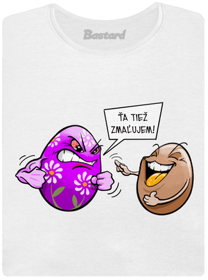 Zmaľujem ťa dámske tričko s lemom White