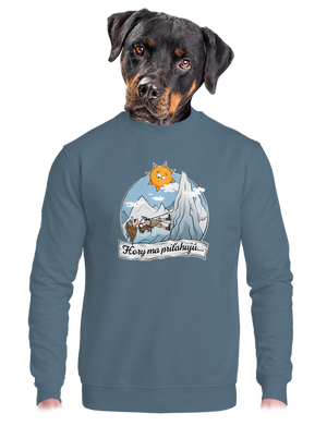 unisex mikina bez kapucne