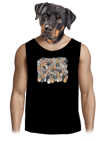 Nájdi čerta pánske tielko Black