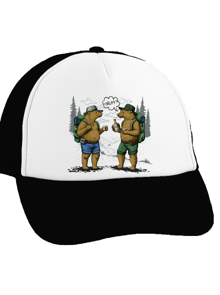Brum šiltovka truckerka Black cap