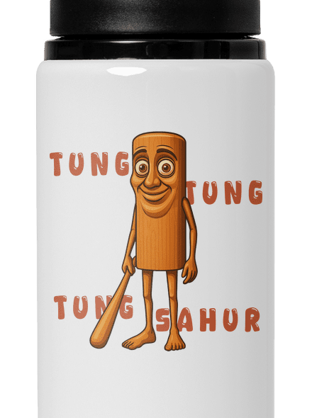 Tung Tung Tung Sahur – Italian Brainrot flaša na vodu White