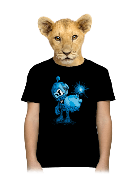 Časovaná bomba detské tričko Black