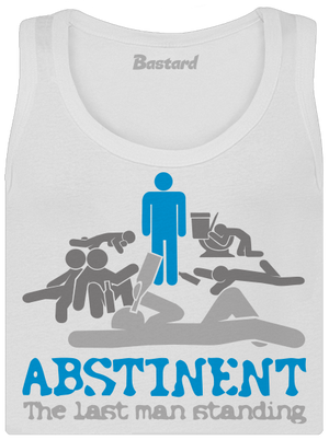 Abstinent dámske tielko klasické White