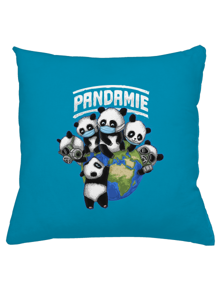 Pandamie vankúš Blue Turquoise