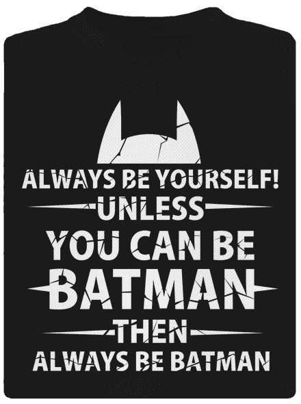 Batman detské športové tričko Black
