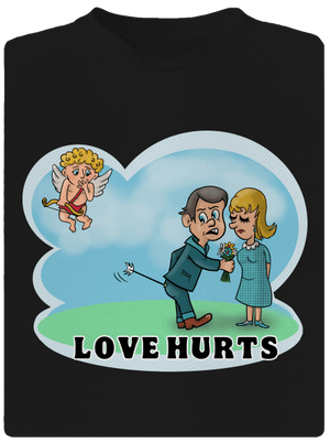 Love hurts detské športové tričko Black