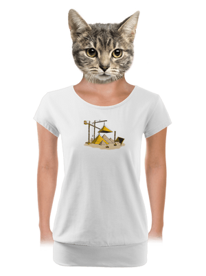 dámske tričko s lemom