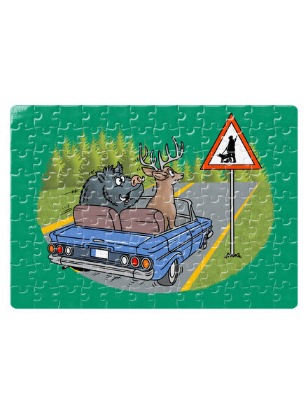 Poľovník puzzle White