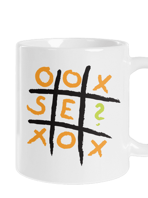 Piškvorky klasický hrnček White