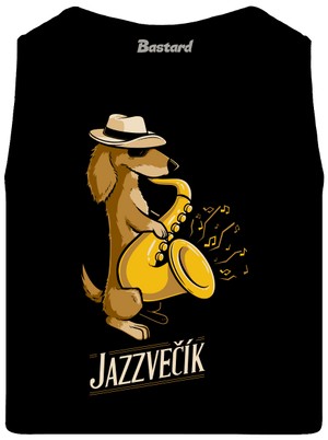 Jazzvečík pánske tielko Black