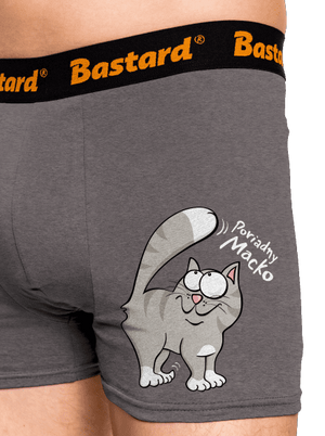 Macko a Micka boxerky Gray Melange