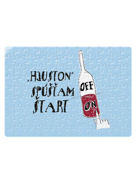 Hjuston, víno puzzle White