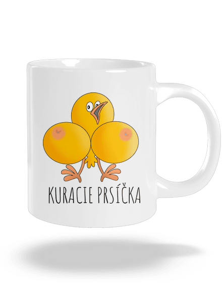 Kuracie prsíčka veľký hrnček White