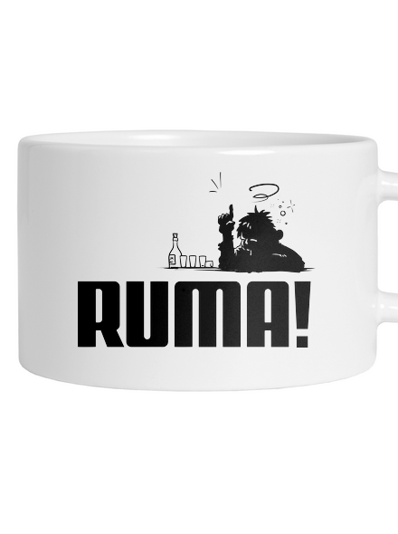 Ruma hrnček makronka White