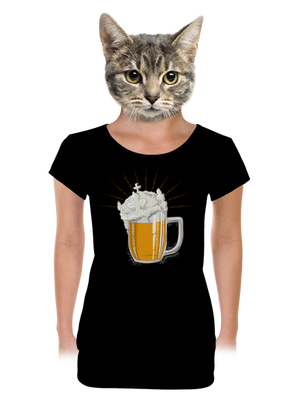 dámske tričko s lemom