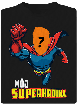 Môj superhrdina detské športové tričko Black