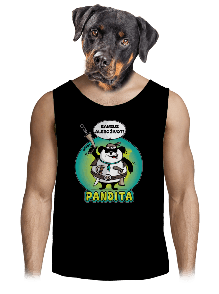 Pandita pánske tielko Black