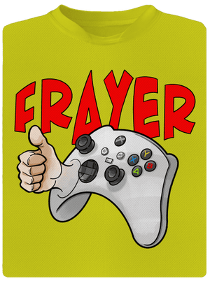 Frayer detské športové tričko Neon Yellow