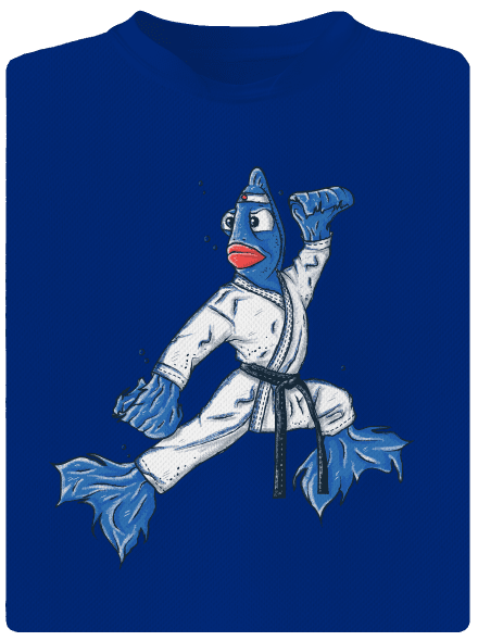 Bojovníčka pánske športové tričko Royal Blue Mal
