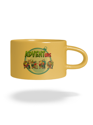 Adventure hrnček makronka Yellow Macaron