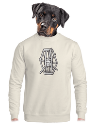 unisex mikina bez kapucne