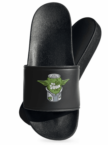 Mr. Sóda šľapky Black