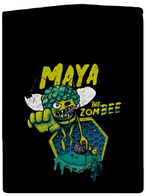 Zombee Maja pánska mikina na zips Black