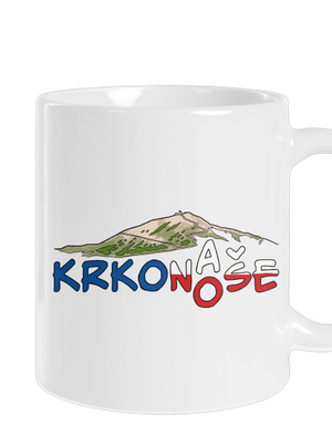 Krkonoše klasický hrnček White
