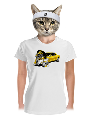 Ako na to dámske športové tričko White