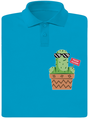 Pozor pichám pánska polokošeľa Blue Atol