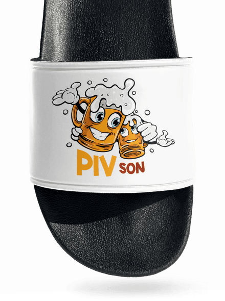 Pivson šľapky White