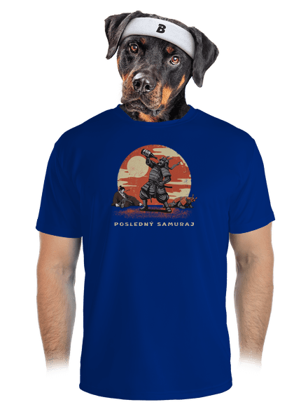 Posledný samuraj pánske športové tričko Royal Blue Mal