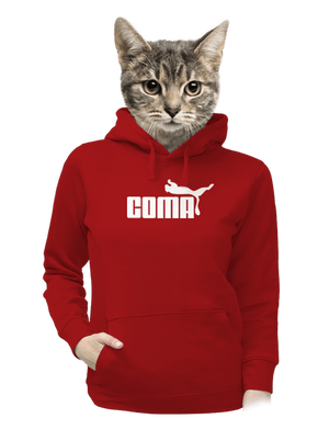 dámska mikina klokanka