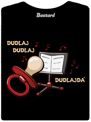 Dudlajdá dámske tričko Black