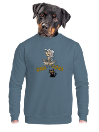 unisex mikina bez kapucne