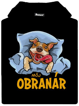 Môj obranár detská mikina klokanka Black