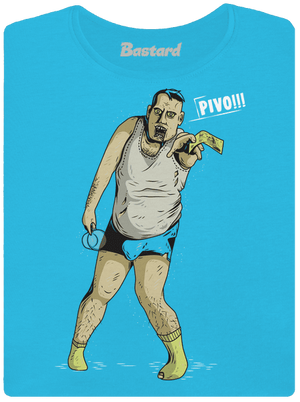 Beer zombie dámske tričko Blue Atol