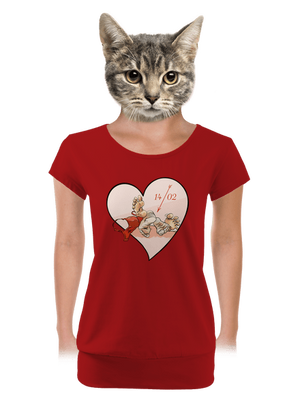 dámske tričko s lemom