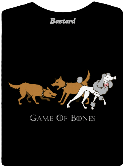 Game of Bones dámske tričko s lemom Black